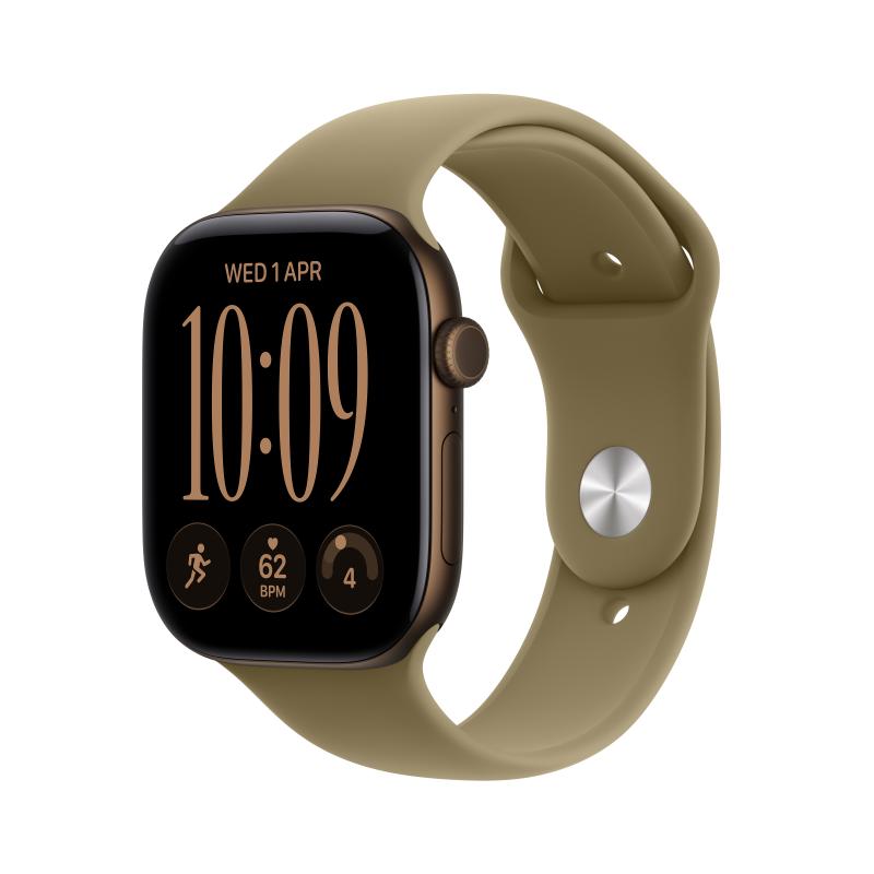 AW S12 46 GPS DBronze Alu Olive Band M/L