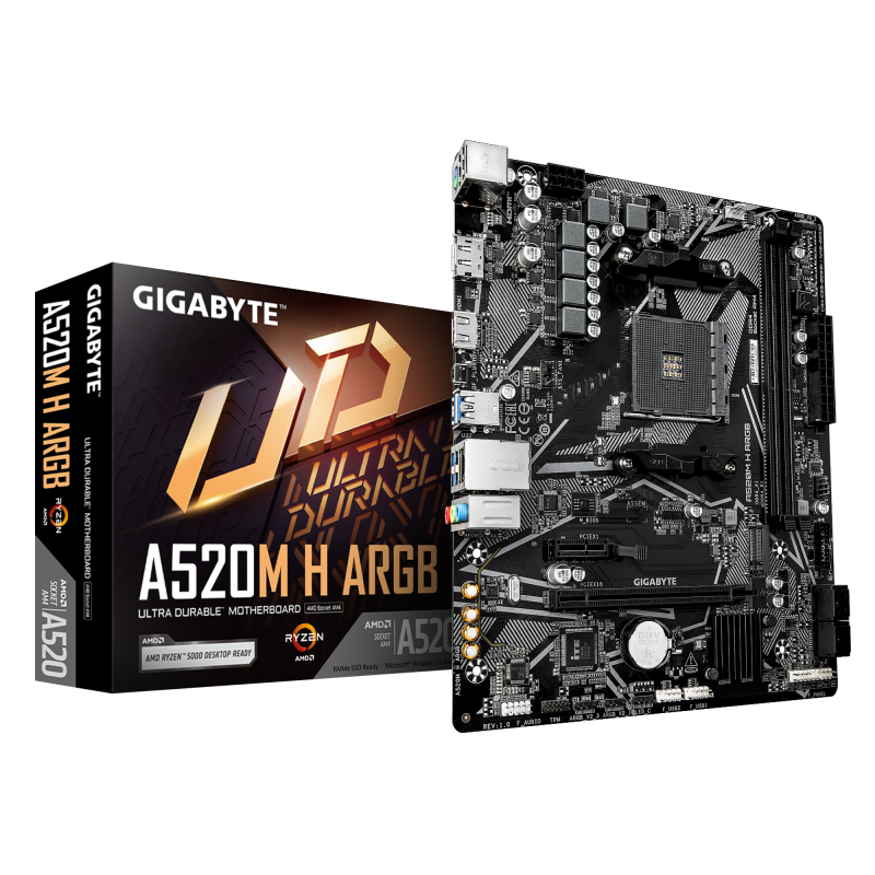 Gigabyte A520M h argb
