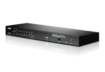 Switch KVM Aten, Raft pentru montat echipamente 1U Negru