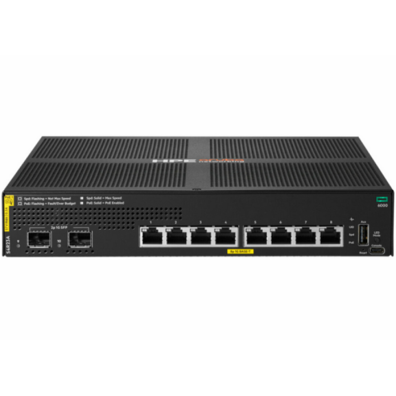 Hpe anw 6000 8g CL4 2F 67W switch Aruba networks