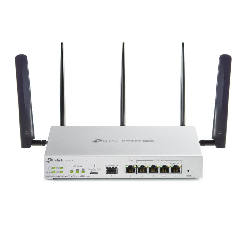 Omada Pro 4G+ Cat6 AX3000 Gigabit VPN Router TP-Link