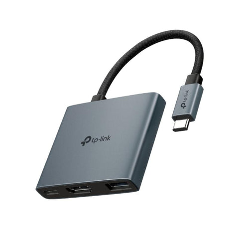 USB Type-C 3-Port Hub SPEC: 1 × USB-C Connector，1 × HDMI 4K 60Hz Port，1 × USB-C PD 100W Port，1 × TP-Link