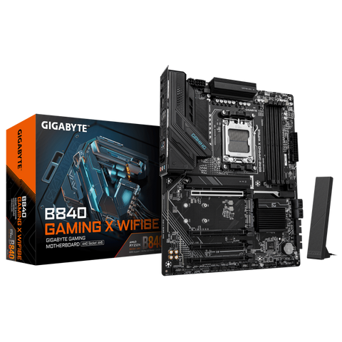 Placă de bază GIGABYTE B840 GAMING X WIFI 6E, ATX, socket AM5