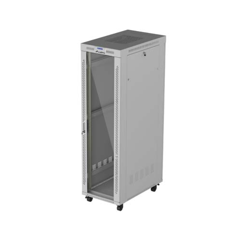 Dulap rack Lanberg 19" perete 42U/600X1000 (FLAT PACK) WITH GLASS DOOR LCD