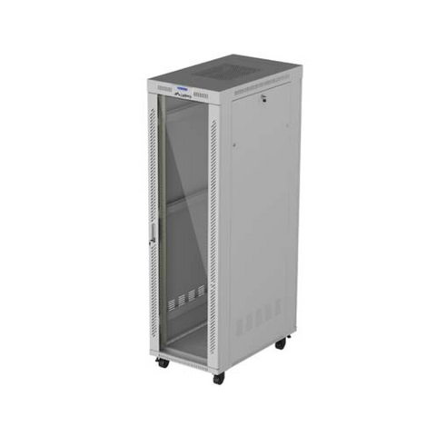 Dulap rack Lanberg 19" perete 42U/600X1000 (FLAT PACK) WITH GLASS DOOR LCD