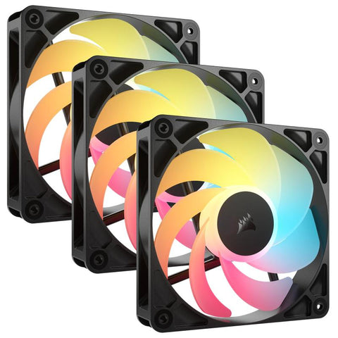 Ventilatoare Carcasa CORSAIR RS120-R 3x120mm ARGB NEGRU