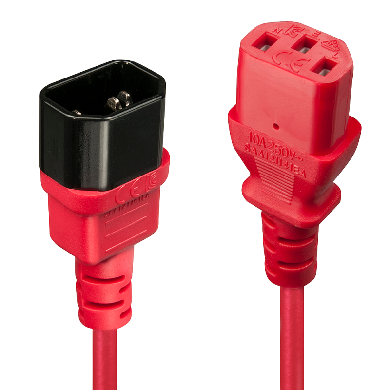Cablu Lindy C14 to C13, lungime 2m, material cablu H05-VVF 3G 0.75mm