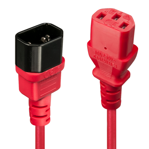 Cablu Lindy C14 to C13, lungime 2m, material cablu H05-VVF 3G 0.75mm