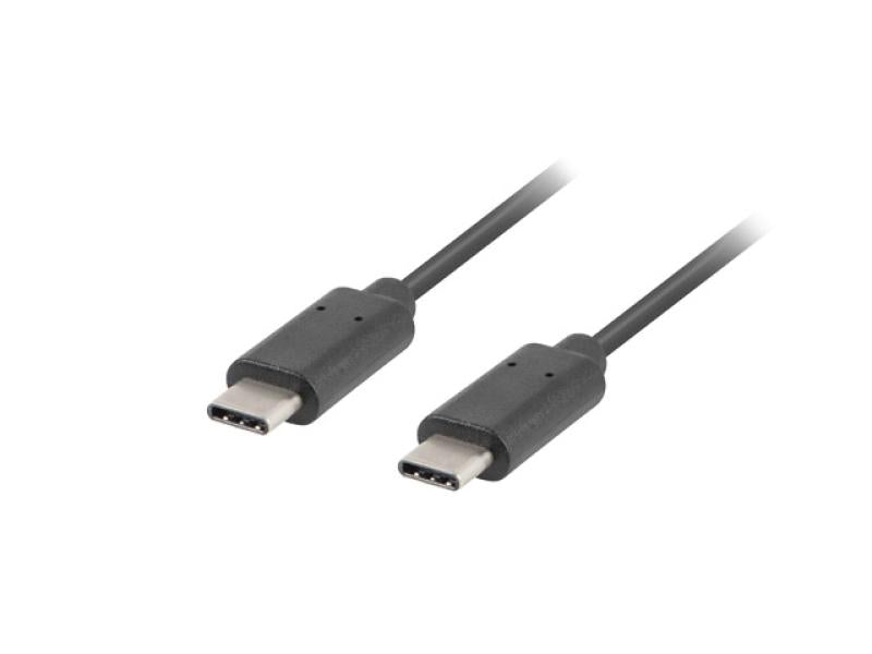 Cablu Lanberg USB-C M/M 2.0 1 m negru