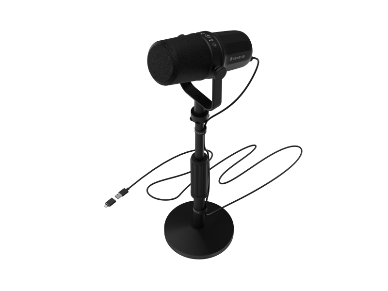Microfon Genesis Radium 750D Studio USB/XLR stand