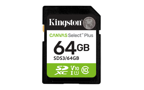 Card de Memorie SDXC Kingston 64GBCanvas Select Plus