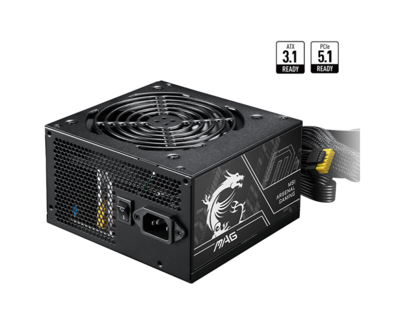 MSI MAG A750BN PCIE5 II power supply