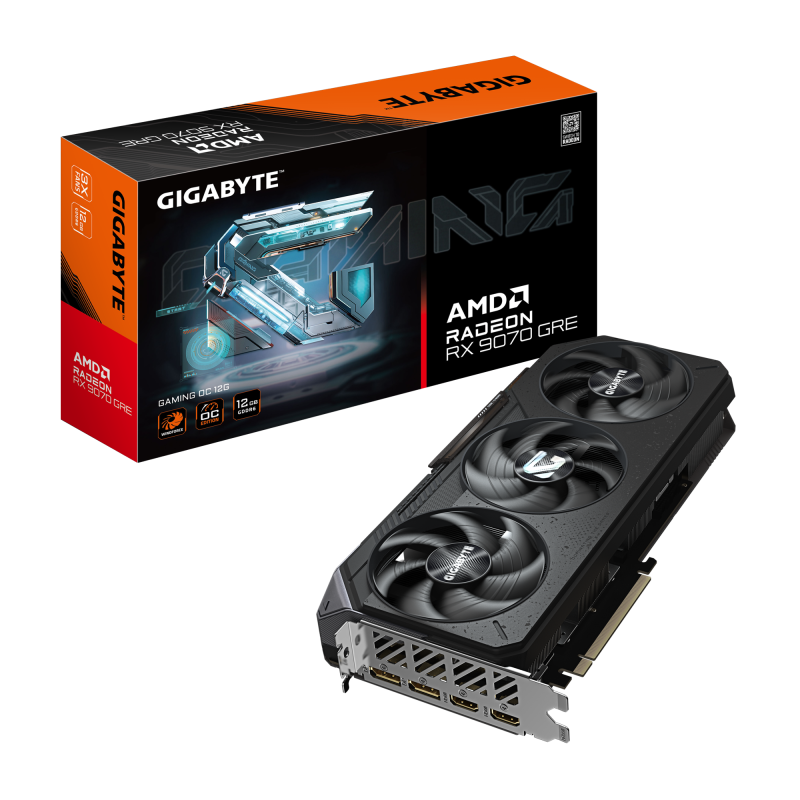 Placă video Gigabyte GeForce RX 9070 GRE GAMING OC 12GB