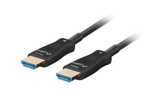 Cablu Lanberg HDMI M/M v2.1 40 m optic negru AOC