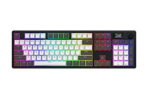 Tastatură wireless Hator Skyfall 100 Pro, interfata 2.4GHz, BT5.3, USB