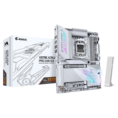 Placă de bază GIGABYTE X870E A PRO X ICE, ATX, socket AM5