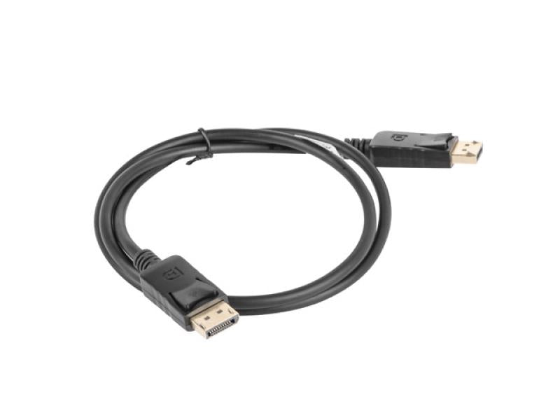 Cablu Lanberg DisplayPort M/M 19 pini v1.2 1 m 4K negru
