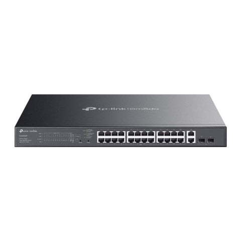 Omada 28-Port Gigabit Easy Managed Switch with 24-Port PoE+ PORT: 24× Gigabit PoE+ Ports, 2x TP-Link