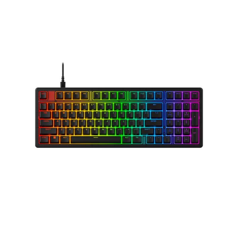 Tastatură HP gaming HyperX Origins 21800, membrana, lungime cablu 1.8m