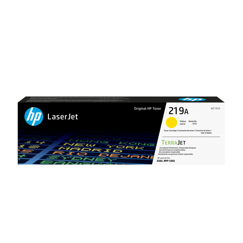 Toner HP W2192A yellow,1.2 k, nr 219A,HP LaserJet Pro 3201,3204, 3288