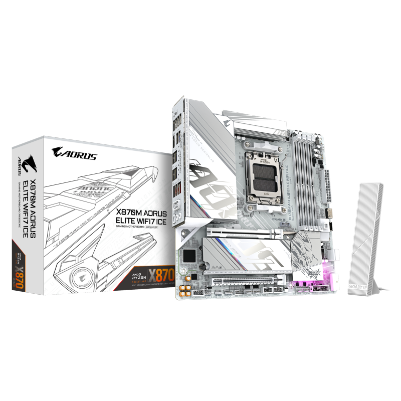 Gigabyte X870M aorus elite WIFI7 ice
