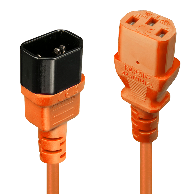 Cablu Lindy C14 to C13, lungime 0.5m, material cablu H05-VVF 3G 0.75mm