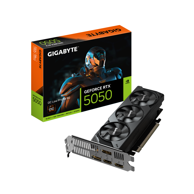 Placă video Gigabyte geforce rtx 5050 oc low profile 8GB GDDR6 128 bit