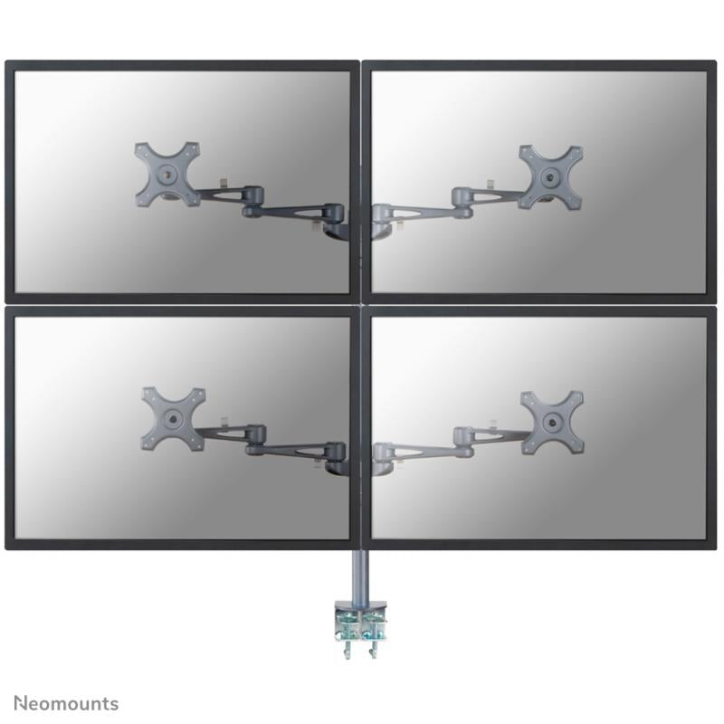 Brat monitor dublu Neomounts, compatibilitate ecran 10-27"