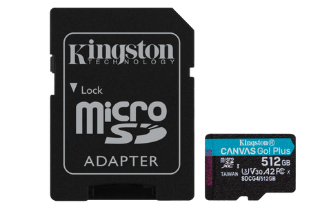 Card de Memorie Kingston 512GB Canvas Go! Plus CL10