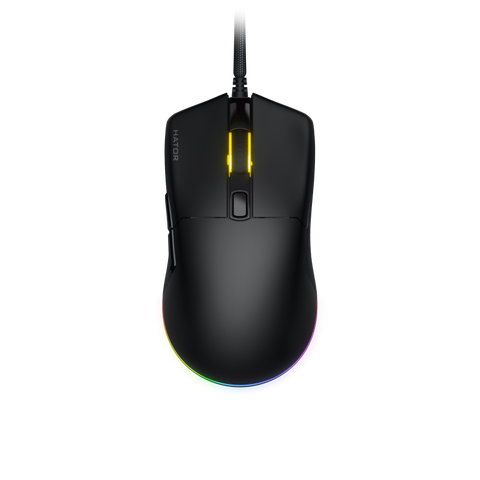 Mouse gaming cu fir Hator Pulsar 3, conectivitate USB