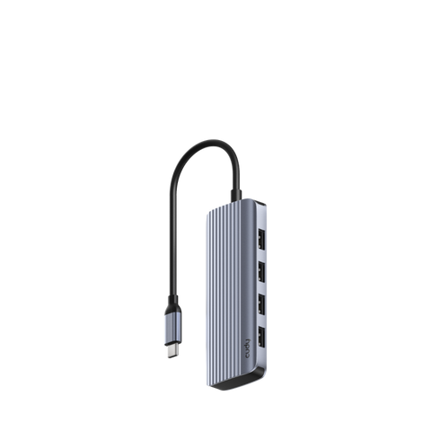 CUDY 6-IN-1 USB-C Hub, Aluminium housing