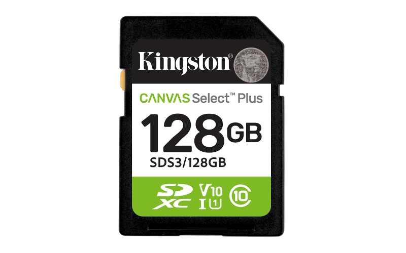 128GB SDXC Canvas Select Plus Gen3 150MB