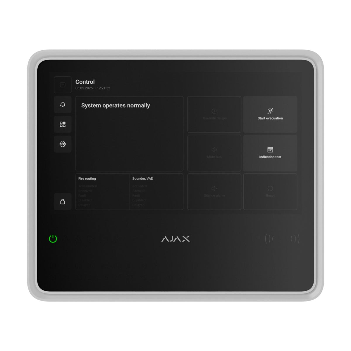 Centrală de incendiu wireless AJAX EN54 Fire Hub Jeweller