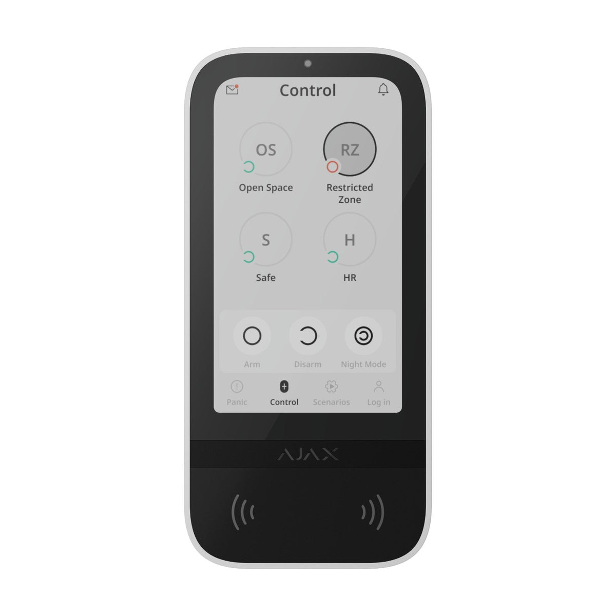Tastatură cu ecran tactil AJAX Superior KeyPad TouchScreen G3 Jeweller