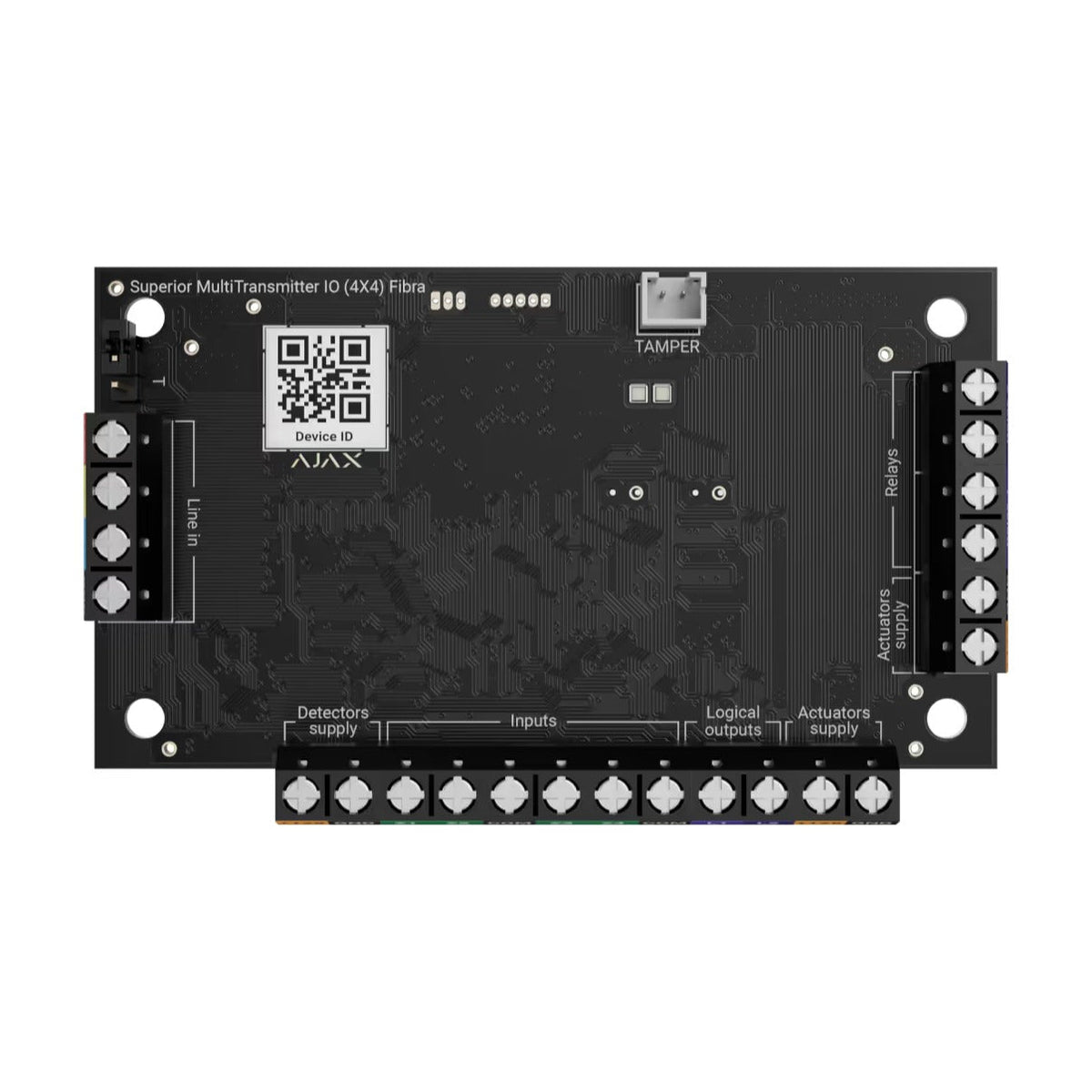 Modul I/O cu fir AJAX Superior MultiTransmitter IO (4X4) Fibra
