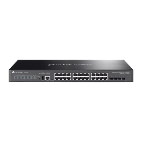 Omada 24-Port Gigabit Stackable Lite L3 Managed Switch with 4 10G Slots PORT: 24× Gigabit RJ45 TP-Link