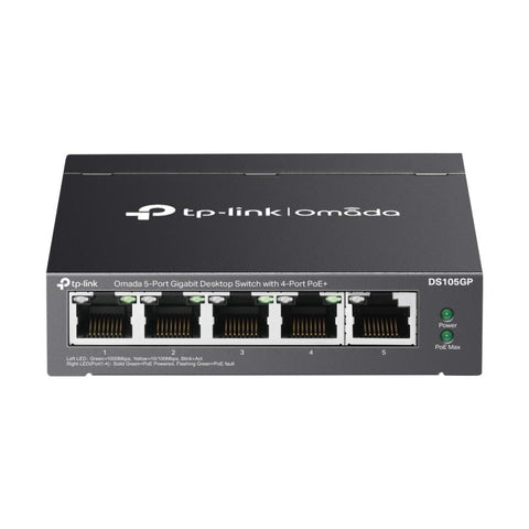 Omada 5-Port Gigabit Desktop Switch with 4-Port PoE+ PORT: 4× Gigabit PoE+ Ports TP-Link
