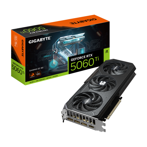 Placă video Gigabyte geforce rtx 5060 ti gaming oc 8GB GDDR7 128 bit