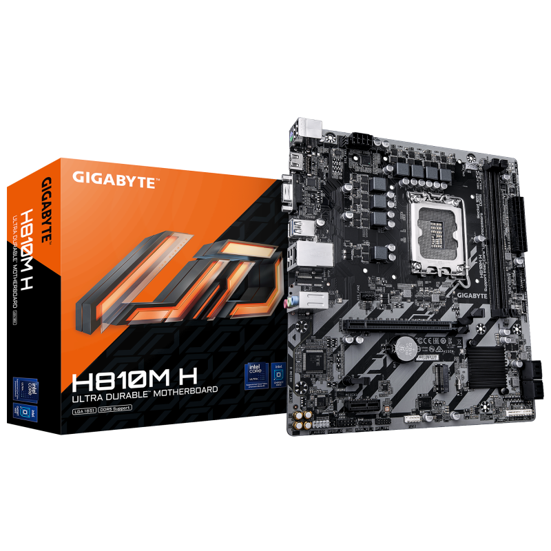 Placă de Baza GIGABYTE H810M H LGA1851, 2x DDR5, 1x HDMI 1x D-Sub