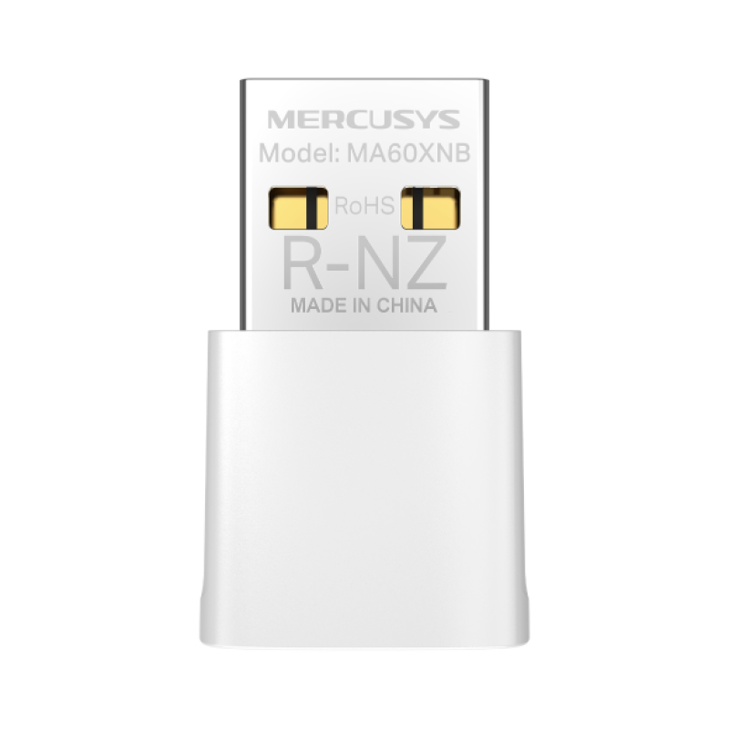 AX900 Nano Wi-Fi 6 Bluetooth USB Adapter SPEED: 287 Mbps at 2.4 GHz + 600 Mbps at 5 GHz SPEC: Mercusys