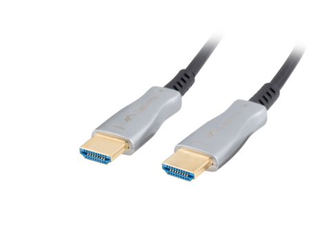 Cablu Lanberg HDMI M/M v2.0 10 m optic negru AOC