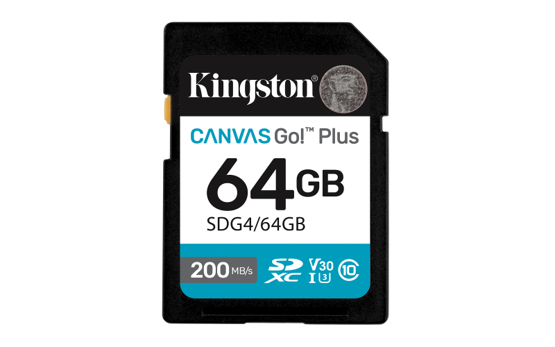 Card de Memorie SDXC Kingston64GBCanvas GO Plus
