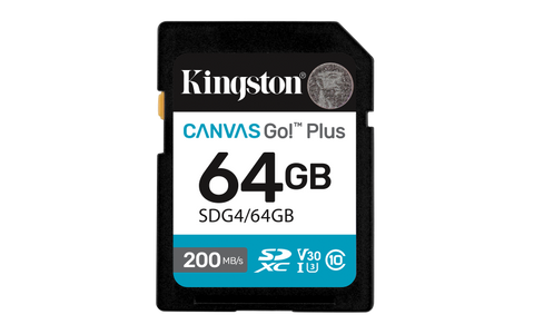 Card de Memorie SDXC Kingston64GBCanvas GO Plus