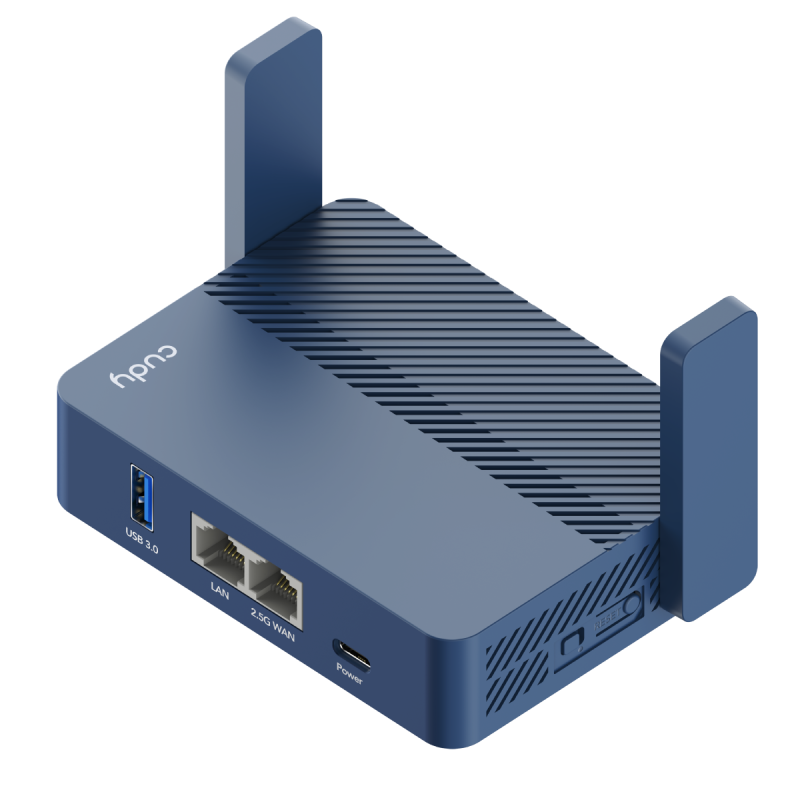 CUDY AX3000 2.5G Wi-Fi 6 Router with USB, Dual-Band, 2.5G WAN+GE LAN