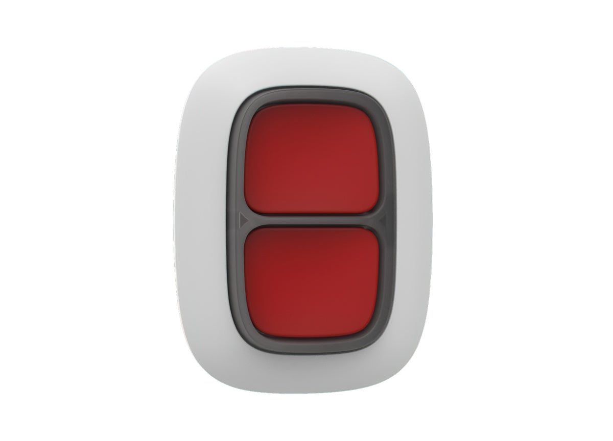 Buton Dublu Panica Wireless, AJAX Double Button, alb