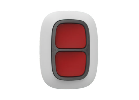 Buton Dublu Panica Wireless, AJAX Double Button, alb