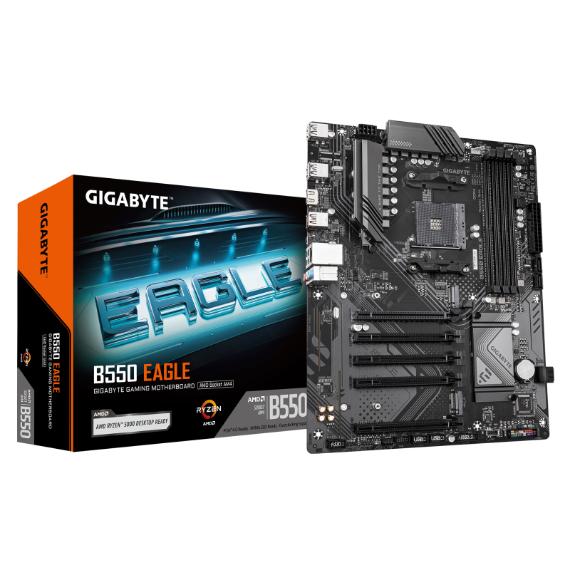 Placă de Baza GIGABYTE B550 EAGLE AM4, 4x DDR4, 1x HDMI