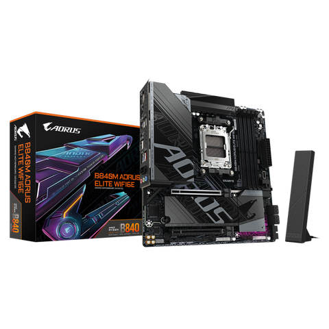 Placă de baza Gigabyte B840M aorus elite WIFI6E AM5, 4X DDR5