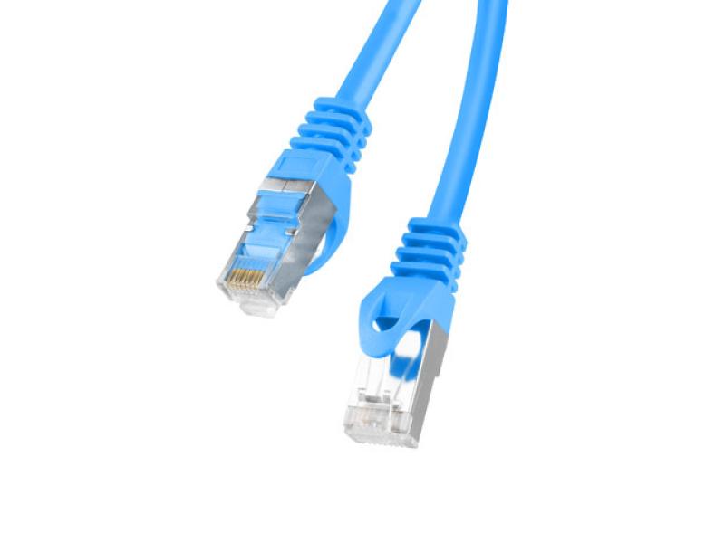 Patchcord CAT.6 FTP 0.25m blue fluke passed Lanberg