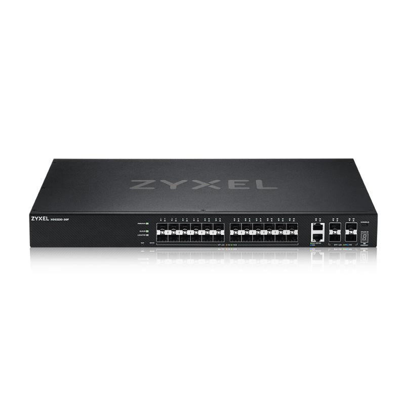 XGS2220-30F, L3 Access Switch, 24x1G SFP, 2x10mG RJ45 Zyxel